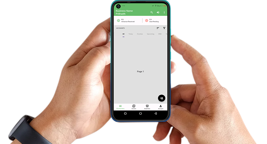 AI-inspired mockup of Digi Bharati Khata app interface